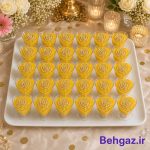 کاربرد ترافل تزئینی مرواریدی نقره ای در تزئین حلوا