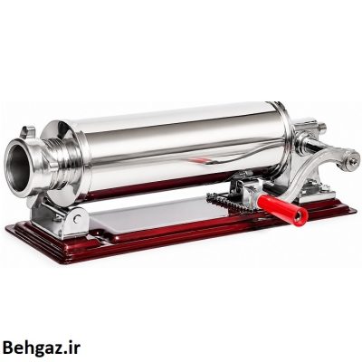 دستگاه پمپ سوسیس و کالباس افقی استیل 2.7 کیلویی