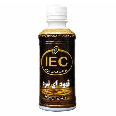 رنگ خوراکی اسانس ایران IEC مدل مایع قهوه ای تیره - 250 گرم