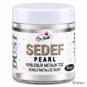 رنگ اکلیلی خوراکی پودری صدفی دکتر گوستو – 10 گرم